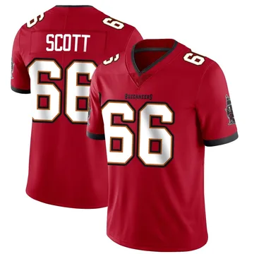 Youth Ben Scott Tampa Bay Buccaneers Limited Red Team Color Vapor Untouchable Jersey