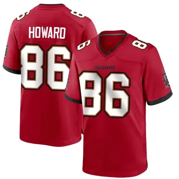 Youth Bug Howard Tampa Bay Buccaneers Game Red Team Color Jersey