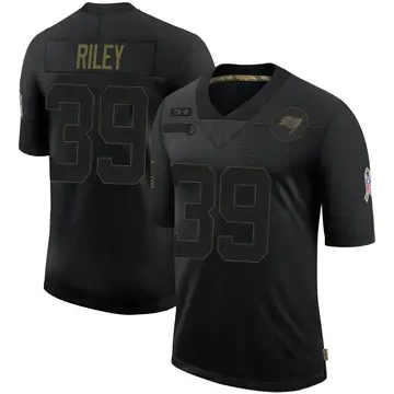 Youth Curtis Riley Tampa Bay Buccaneers Limited Black 2020 Salute To Service Jersey