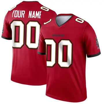 Youth Custom Tampa Bay Buccaneers Legend Red Jersey