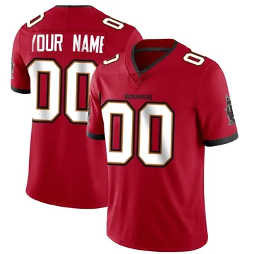 Youth Custom Tampa Bay Buccaneers Limited Red Team Color Vapor Untouchable Jersey