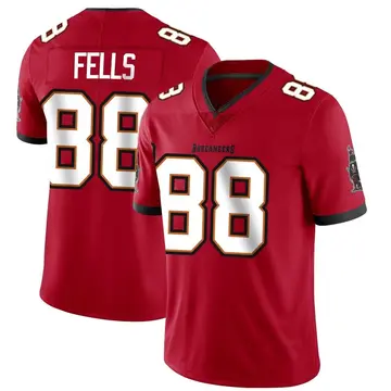 Youth Darren Fells Tampa Bay Buccaneers Limited Red Team Color Vapor Untouchable Jersey