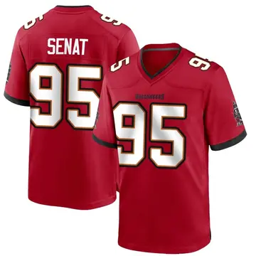 Youth Deadrin Senat Tampa Bay Buccaneers Game Red Team Color Jersey