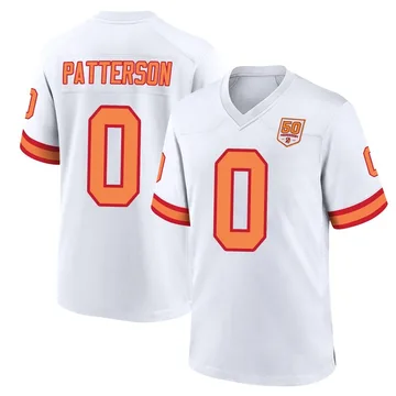 Youth Dean Patterson Tampa Bay Buccaneers Game White '76 50th Season Jersey