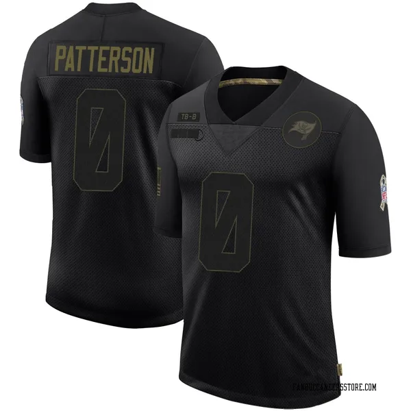 Youth Dean Patterson Tampa Bay Buccaneers Limited Black 2020 Salute To Service Jersey