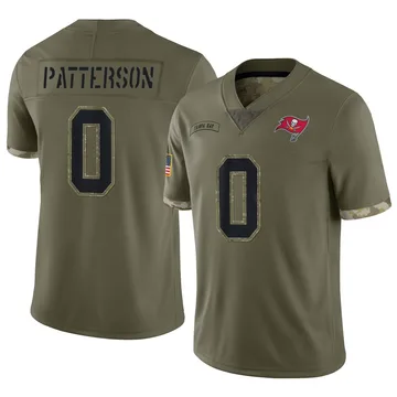 Youth Dean Patterson Tampa Bay Buccaneers Limited Olive 2022 Salute To Service Jersey