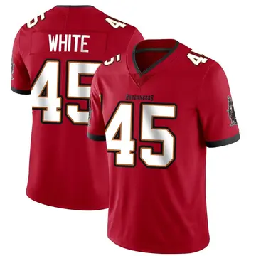 Youth Devin White Tampa Bay Buccaneers Limited Red Team Color Vapor Untouchable Jersey