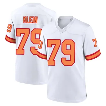 Youth Elijah Klein Tampa Bay Buccaneers Game White '76 Jersey
