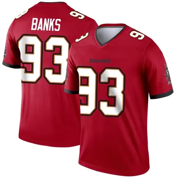 Youth Eric Banks Tampa Bay Buccaneers Legend Red Jersey