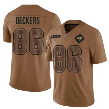 Youth Evan Deckers Tampa Bay Buccaneers Limited Brown 2023 Salute To Service Jersey