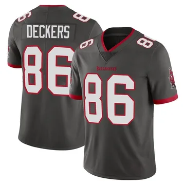 Youth Evan Deckers Tampa Bay Buccaneers Limited Pewter Alternate Vapor Jersey