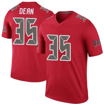 Youth Jamel Dean Tampa Bay Buccaneers Legend Red Color Rush Jersey