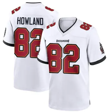 Youth JJ Howland Tampa Bay Buccaneers Game White Jersey