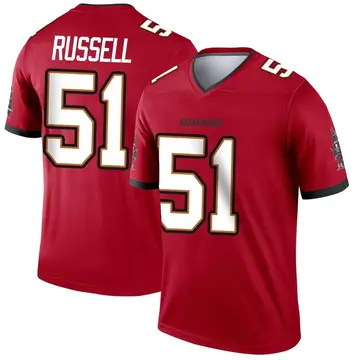 Youth J.J. Russell Tampa Bay Buccaneers Legend Red Jersey