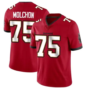 Youth John Molchon Tampa Bay Buccaneers Limited Red Team Color Vapor Untouchable Jersey