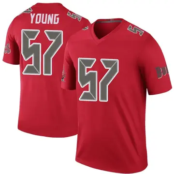 Youth Jordan Young Tampa Bay Buccaneers Legend Red Color Rush Jersey