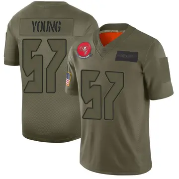 Youth Jordan Young Tampa Bay Buccaneers Limited Camo 2019 Salute to Service Jersey