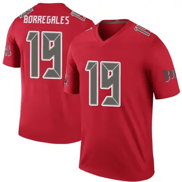 Youth Jose Borregales Tampa Bay Buccaneers Legend Red Color Rush Jersey