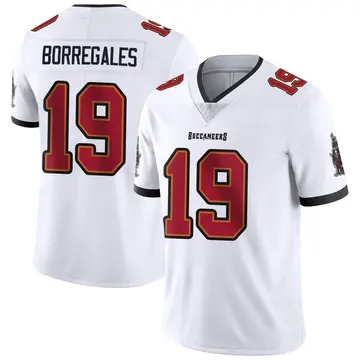 Youth Jose Borregales Tampa Bay Buccaneers Limited White Vapor Untouchable Jersey