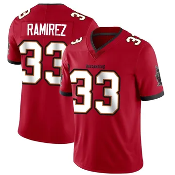 Youth Jose Ramirez Tampa Bay Buccaneers Limited Red Team Color Vapor Untouchable Jersey