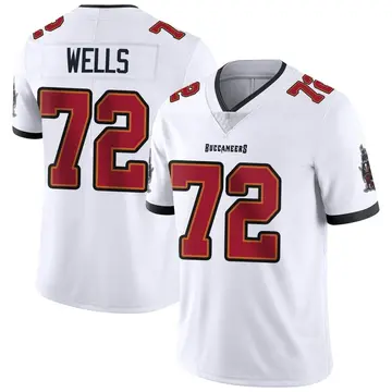 Youth Josh Wells Tampa Bay Buccaneers Limited White Vapor Untouchable Jersey