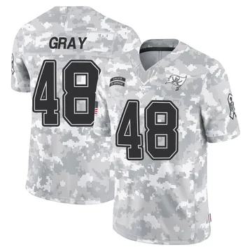 Youth J.T. Gray Tampa Bay Buccaneers Limited Arctic Camo 2024 Salute to Service Jersey