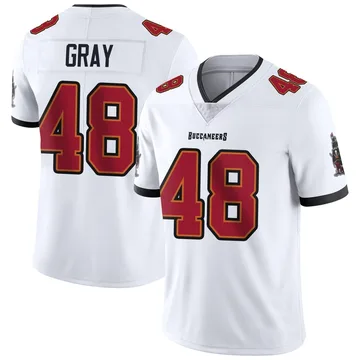 Youth J.T. Gray Tampa Bay Buccaneers Limited White Vapor Untouchable Jersey