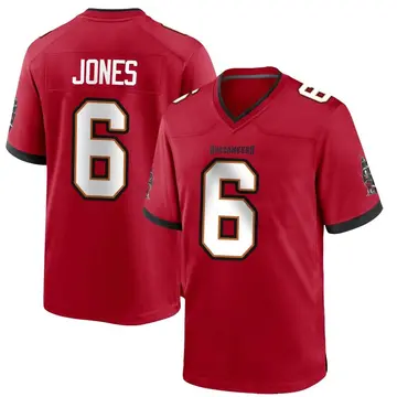 Youth Julio Jones Tampa Bay Buccaneers Game Red Team Color Jersey