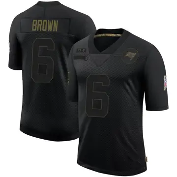 Youth Kameron Brown Tampa Bay Buccaneers Limited Black 2020 Salute To Service Jersey