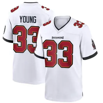 Youth Kenny Young Tampa Bay Buccaneers Game White Jersey