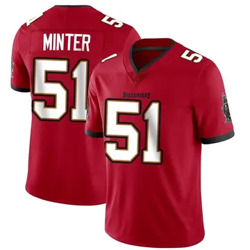Youth Kevin Minter Tampa Bay Buccaneers Limited Red Team Color Vapor Untouchable Jersey