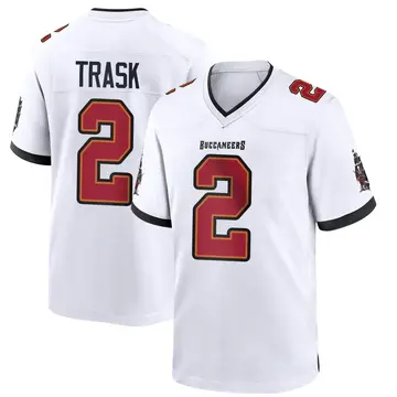 Youth Kyle Trask Tampa Bay Buccaneers Game White Jersey