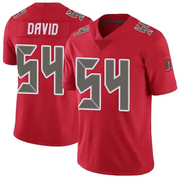 Youth Lavonte David Tampa Bay Buccaneers Limited Red Color Rush Jersey