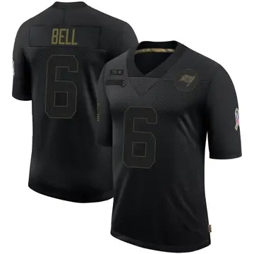 Youth Le'Veon Bell Tampa Bay Buccaneers Limited Black 2020 Salute To Service Jersey