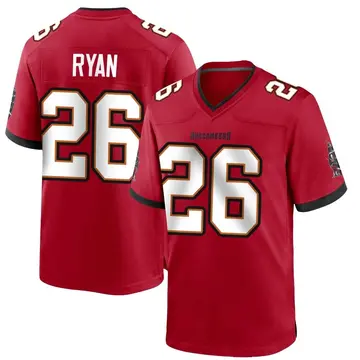 Youth Logan Ryan Tampa Bay Buccaneers Game Red Team Color Jersey