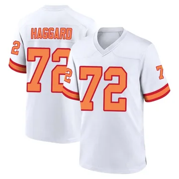 Youth Luke Haggard Tampa Bay Buccaneers Game White '76 Jersey