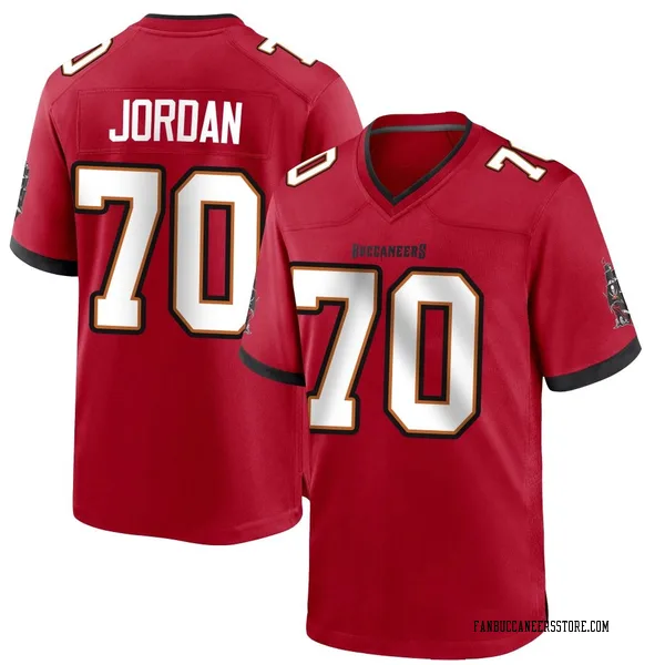Youth Michael Jordan Tampa Bay Buccaneers Game Red Team Color Jersey