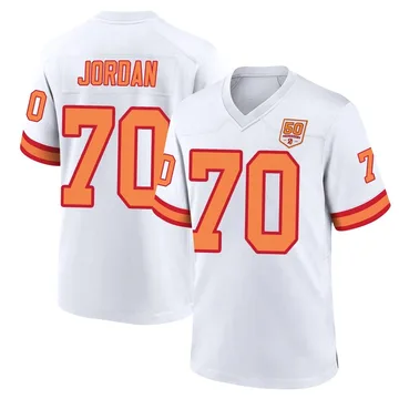 Youth Michael Jordan Tampa Bay Buccaneers Game White '76 50th Season Jersey