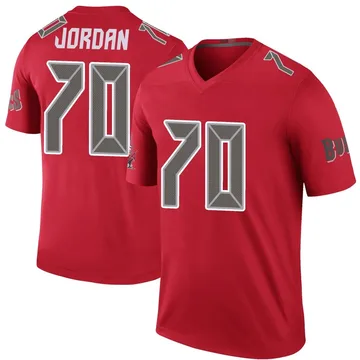 Youth Michael Jordan Tampa Bay Buccaneers Legend Red Color Rush Jersey