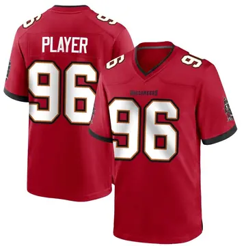 Youth Nasir Player Tampa Bay Buccaneers Game Red Team Color Jersey