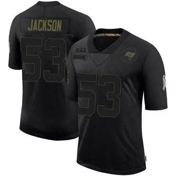 Youth Nick Jackson Tampa Bay Buccaneers Limited Black 2020 Salute To Service Jersey