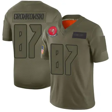 Youth Rob Gronkowski Tampa Bay Buccaneers Limited Camo 2019 Salute to Service Jersey