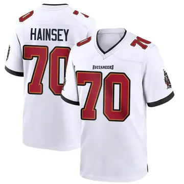 Youth Robert Hainsey Tampa Bay Buccaneers Game White Jersey