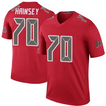 Youth Robert Hainsey Tampa Bay Buccaneers Legend Red Color Rush Jersey
