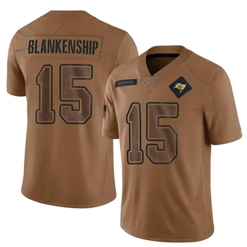 Youth Rodrigo Blankenship Tampa Bay Buccaneers Limited Brown 2023 Salute To Service Jersey