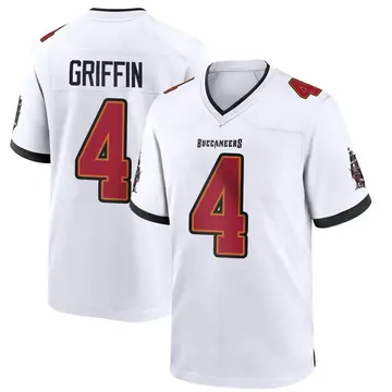 Youth Ryan Griffin Tampa Bay Buccaneers Game White Jersey