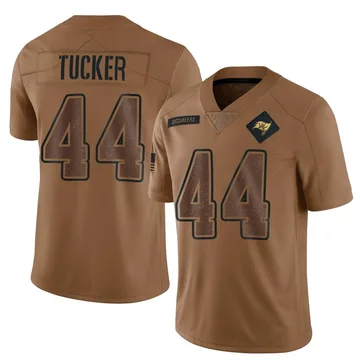 Youth Sean Tucker Tampa Bay Buccaneers Limited Brown 2023 Salute To Service Jersey