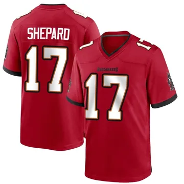 Youth Sterling Shepard Tampa Bay Buccaneers Game Red Team Color Jersey