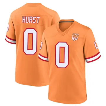 Youth Ted Hurst Tampa Bay Buccaneers Game Cream sicle 50th Season Jersey