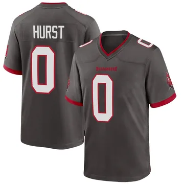 Youth Ted Hurst Tampa Bay Buccaneers Game Pewter Alternate Jersey